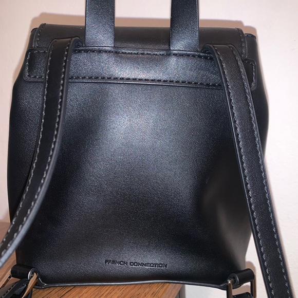 French connection backpack purse -black - Picture 4 of 12